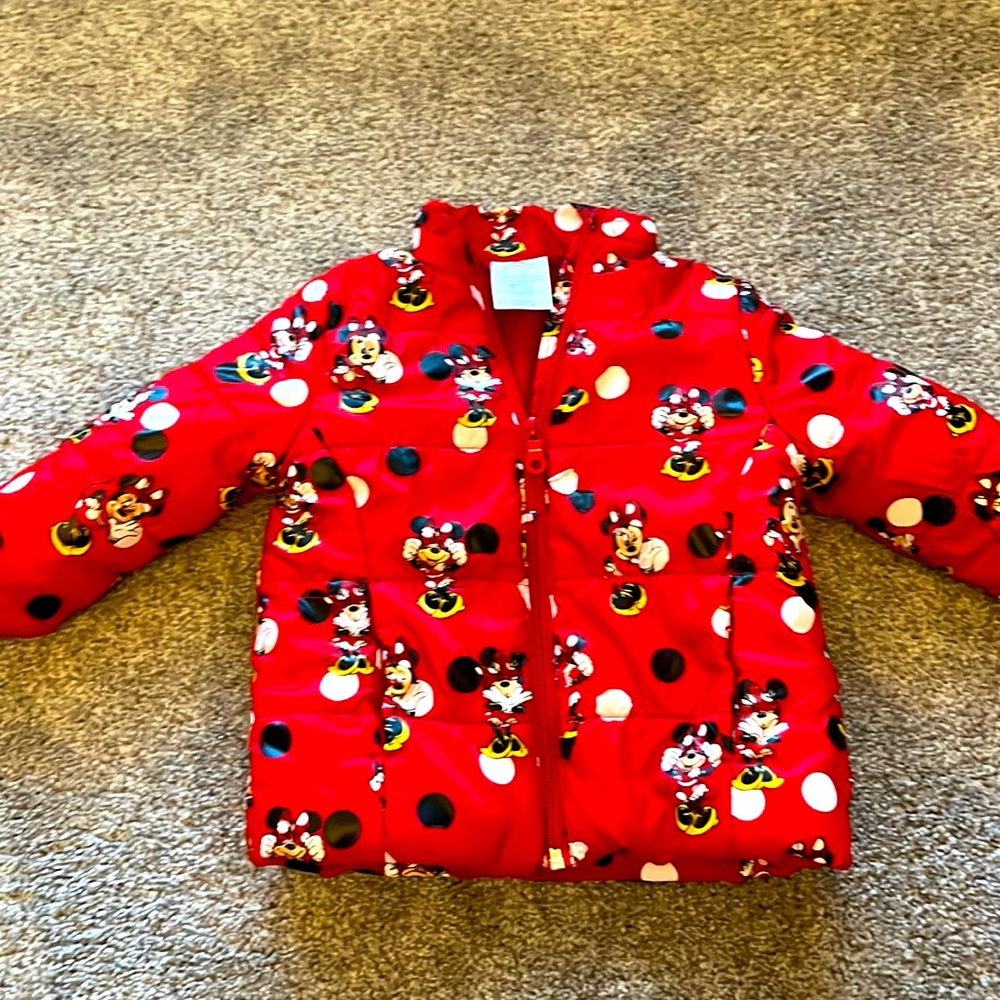 Adorable Disney Minnie Mouse spring jacket! SZ 2